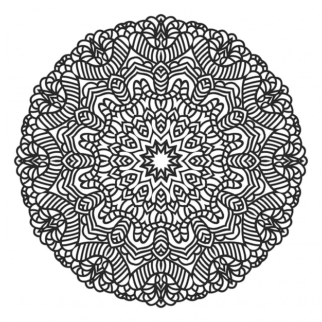 Luxe mandala achtergrond