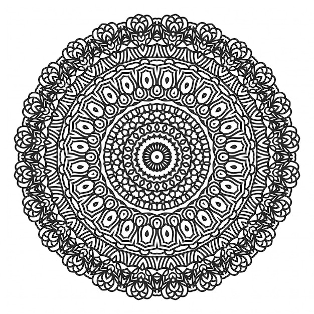 Luxe mandala achtergrond