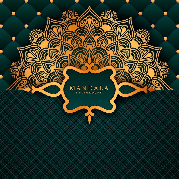 Vector luxe mandala decoratief etnisch element