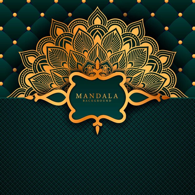 Vector luxe mandala decoratief etnisch element