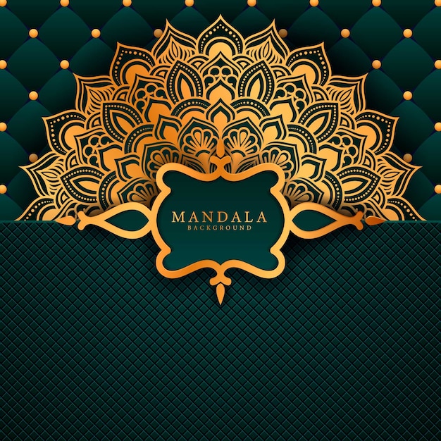 Vector luxe mandala decoratief etnisch element