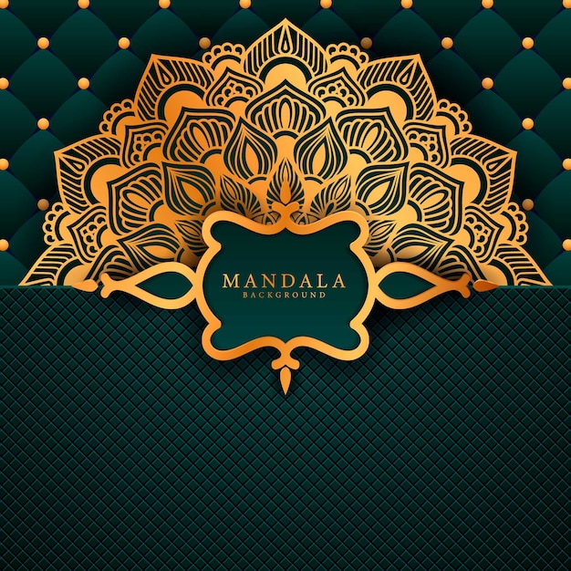 Vector luxe mandala decoratief etnisch element