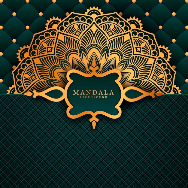 Vector luxe mandala decoratief etnisch element