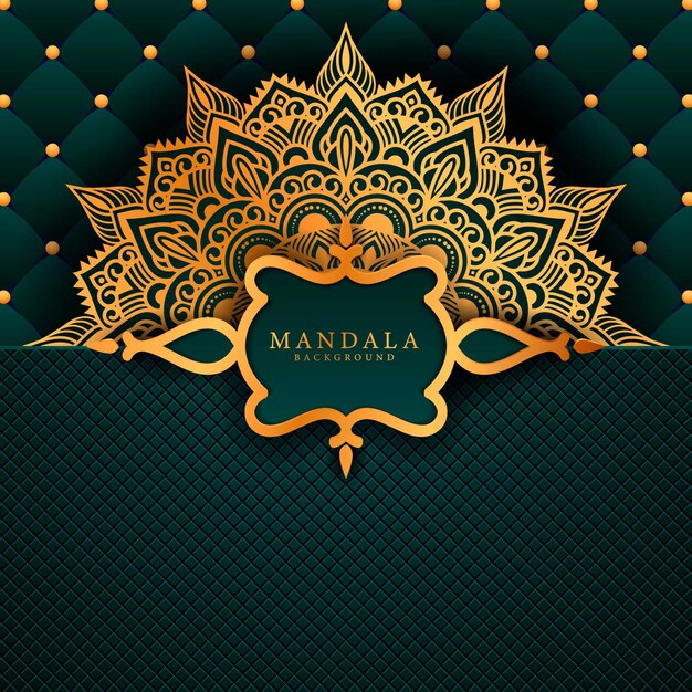 Vector luxe mandala decoratief etnisch element