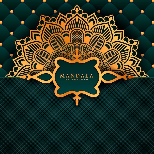 Vector luxe mandala decoratief etnisch element