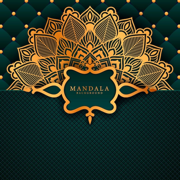 Vector luxe mandala decoratief etnisch element