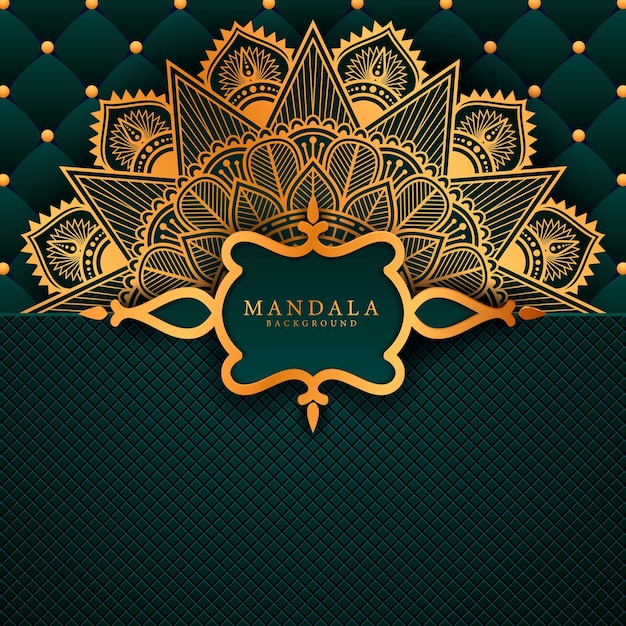 Vector luxe mandala decoratief etnisch element