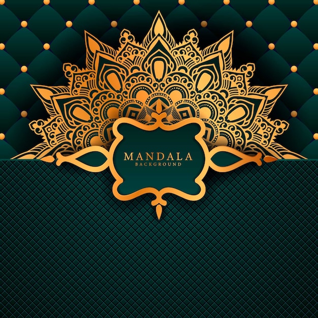 Vector luxe mandala decoratief etnisch element