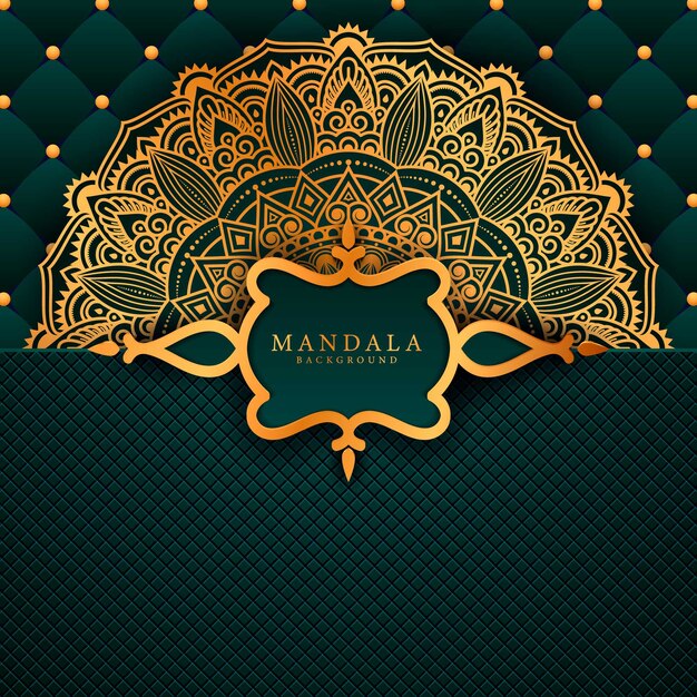 Vector luxe mandala decoratief etnisch element