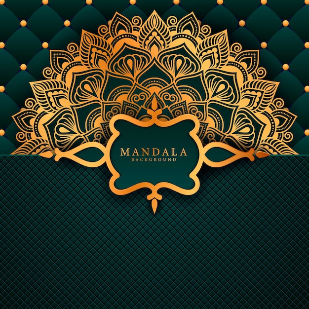 Vector luxe mandala decoratief etnisch element