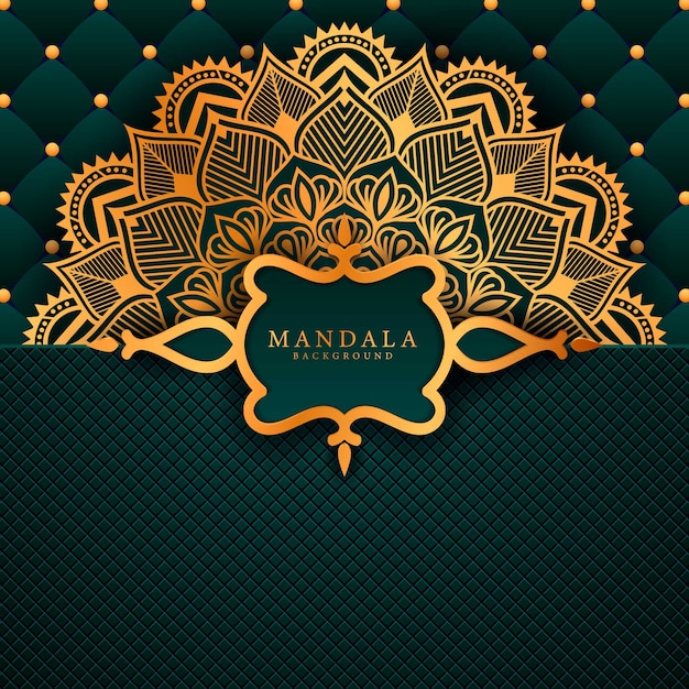 Vector luxe mandala decoratief etnisch element