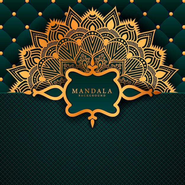 Vector luxe mandala decoratief etnisch element