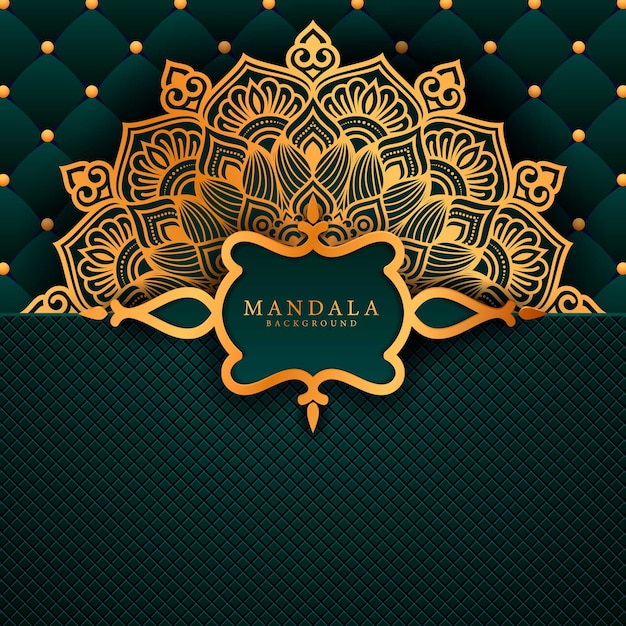 Vector luxe mandala decoratief etnisch element