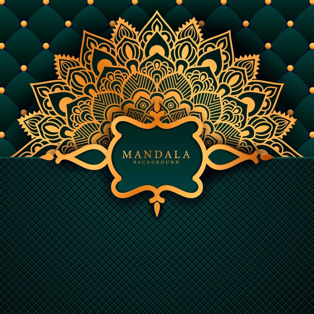 Vector luxe mandala decoratief etnisch element