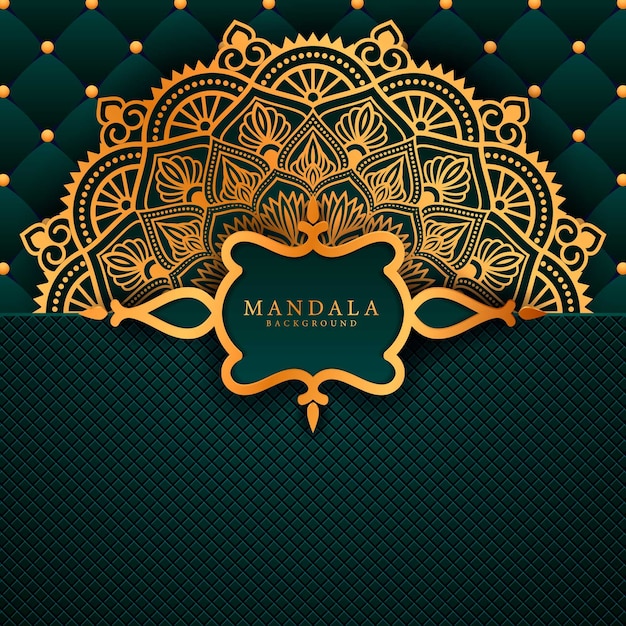 Vector luxe mandala decoratief etnisch element