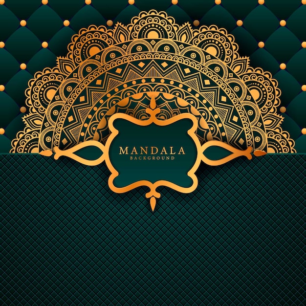 Vector luxe mandala decoratief etnisch element