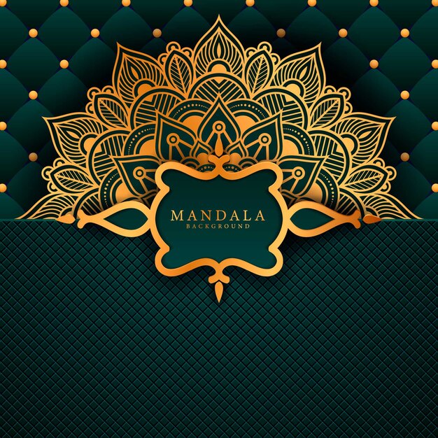 Vector luxe mandala decoratief etnisch element