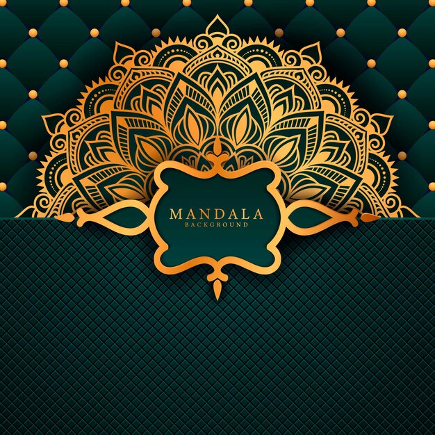 Vector luxe mandala decoratief etnisch element