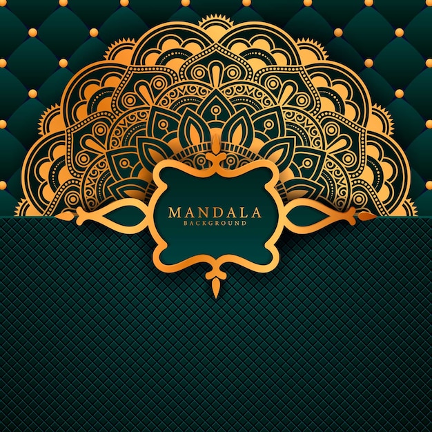 Vector luxe mandala decoratief etnisch element