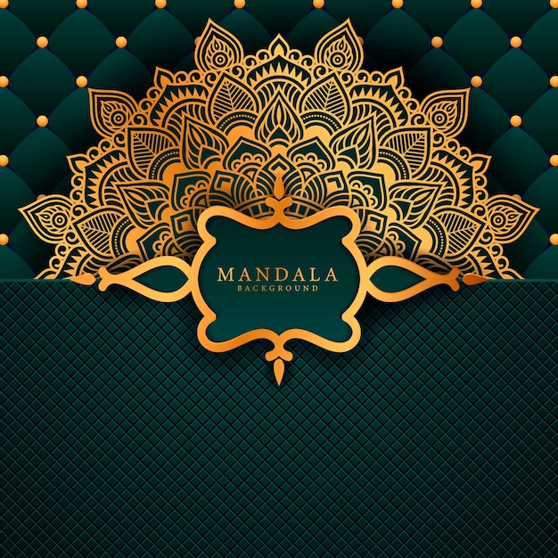 Vector luxe mandala decoratief etnisch element