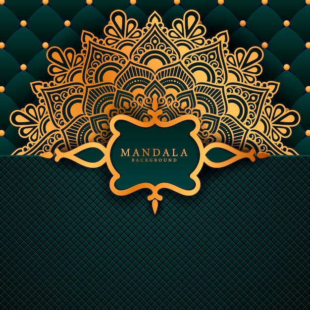 Vector luxe mandala decoratief etnisch element