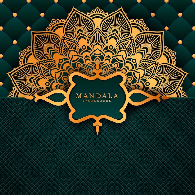 Vector luxe mandala decoratief etnisch element