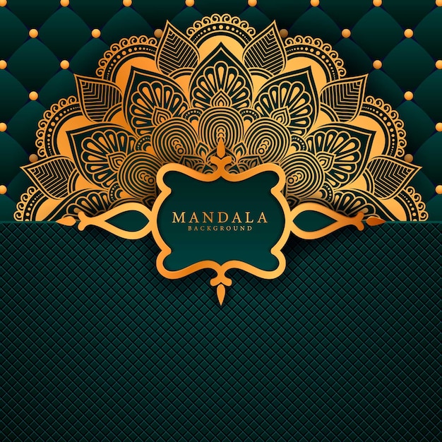 Vector luxe mandala decoratief etnisch element