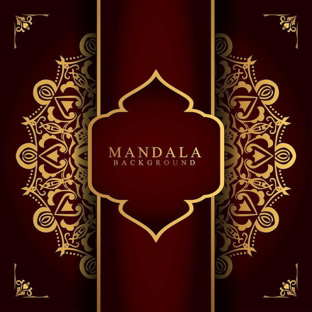 Luxe mandala decoratieve achtergrond