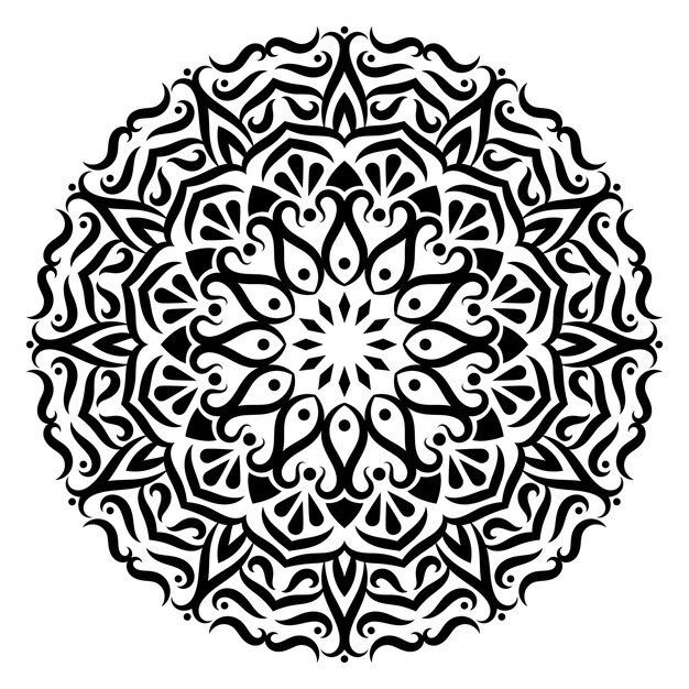 Luxe mandala decoratieve patroon achtergrond