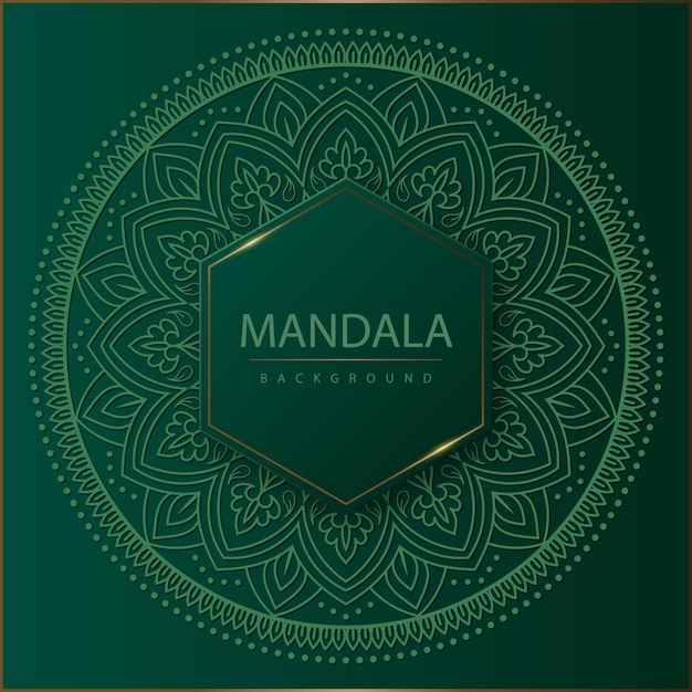 Luxe mandala-ontwerp Bloemen mandala-ontwerp Decoratief mandala-ontwerp