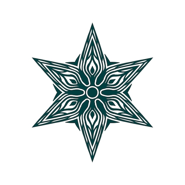 luxe mandala ontwerp logo