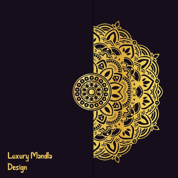 Luxe mandala-ontwerp om te downloaden