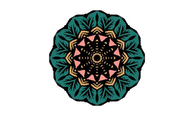 luxe mandala ontwerp vector achtergrond vintage abstract bloemmotief ontwerp