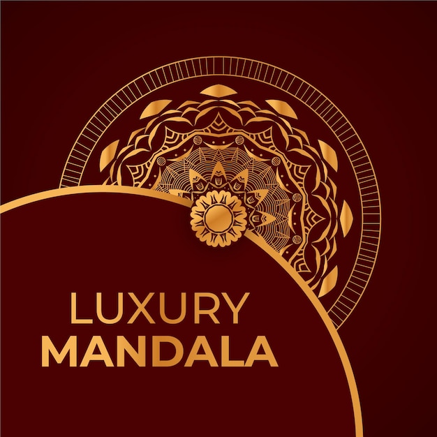 Luxe Mandala-ontwerp