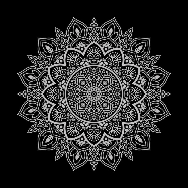 Vector luxe mandala-ontwerp