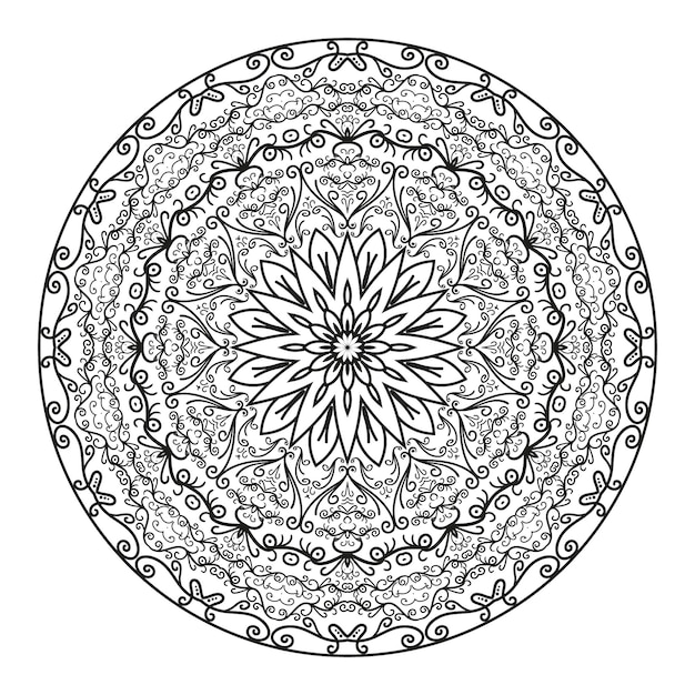 Luxe mandala-ontwerp