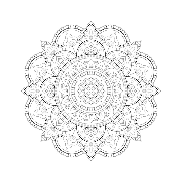 Luxe Mandala-ontwerp