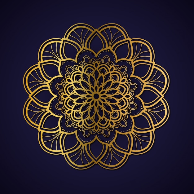 Vector luxe mandala patroon