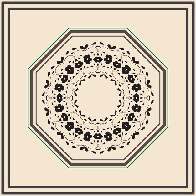 Luxe mandala vectorontwerp