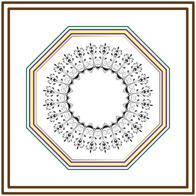 Luxe mandala vectorontwerp