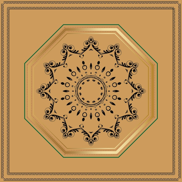 Luxe mandala vectorontwerp