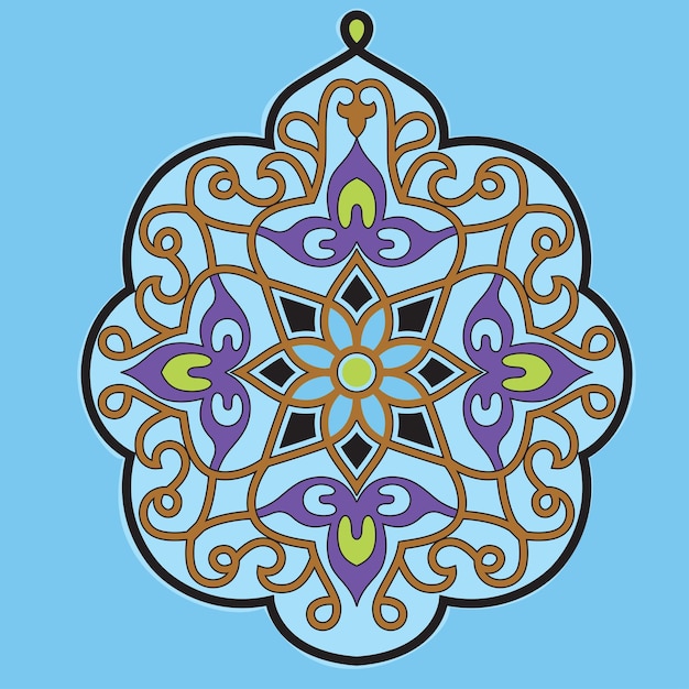 Vector luxe mandala.