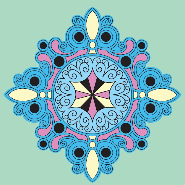 Vector luxe mandala.