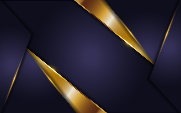 luxe marineblauwe achtergrond met gouden lijnen