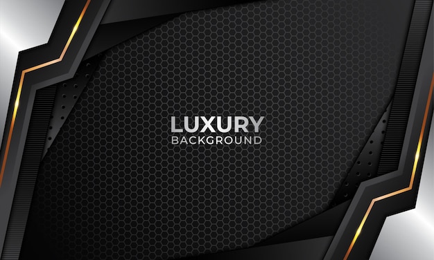 Luxe moderne achtergrond met gouden kleurencombinatie