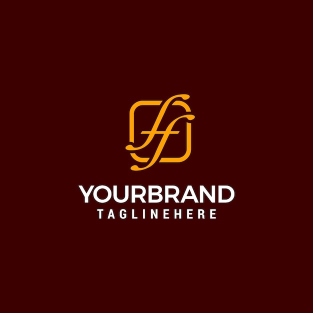 Vector luxe monogram logo concept van letter h voor onroerend goed bedrijf