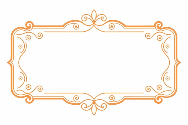 Luxe Ornamentele Gouden Frame Border Illustratie Achtergrond Vector Design Element Achtergrond