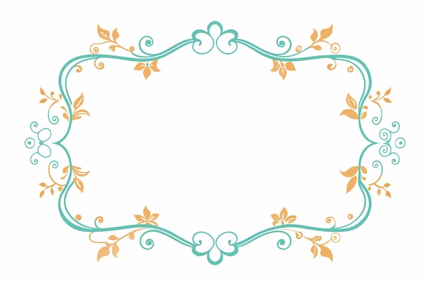 Luxe Ornamentele Gouden Frame Border Illustratie Achtergrond Vector Design Element Achtergrond