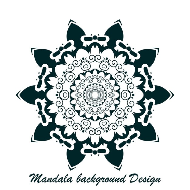 Vector luxe ornamentele mandala achtergrondontwerp patroon arabische islamitische oost-indiase stijl achtergronden