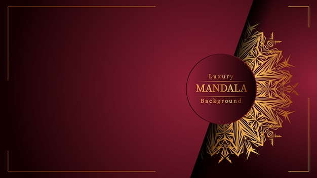 Luxe ornamentele mandala-ontwerp